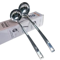 Sét 2 muỗng/muôi/vá nguyên khối inox 304 mã SK-SP1-1/SK-SP1-2