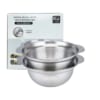 Set rổ - chậu 2 món 23cm inox 304 mã SW-021-1