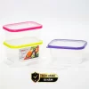 Set 3 Hộp đựng thực phẩm kháng khuẩn 550ml Sanaliving cao cấp OMADA - Model : S2312CA