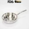 Chảo inox 316 24cm lòng sâu cao cấp KUCHEN KU W241316