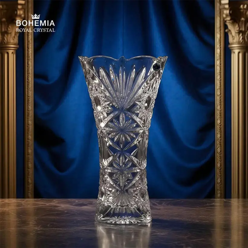 Bình hoa pha lê Miranda Bohemia Royal Crystal - Model: Mianda 300mm - Ảnh 2