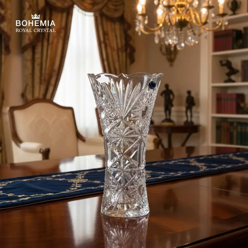 Bình hoa pha lê Miranda Bohemia Royal Crystal - Model: Mianda 300mm - Ảnh 3