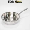 Chảo inox 316 28cm lòng sâu cao cấp KUCHEN KU W281316