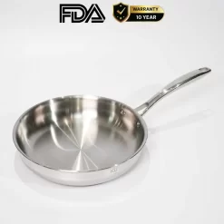 Chảo rán inox 316 26cm cao cấp KUCHEN KU FP261316