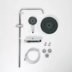 Bộ sen tắm KUCHEN tự điều chỉnh nhiệt độ thông minh CROM 86101C