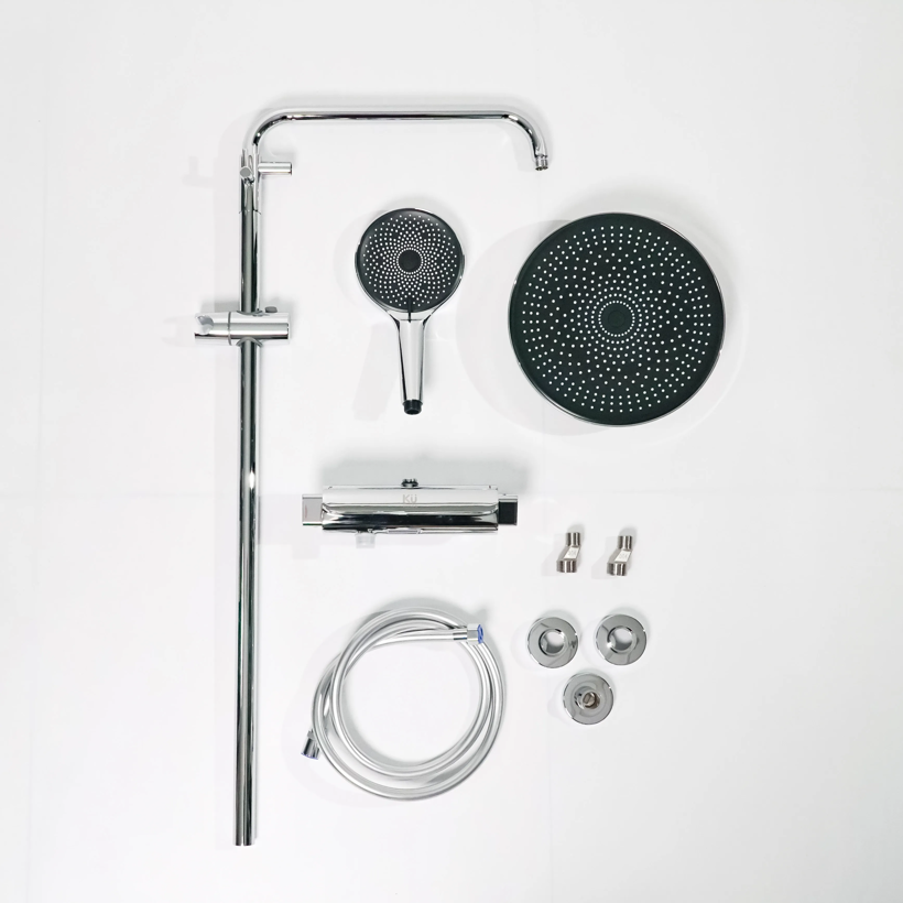 Bộ sen tắm KUCHEN tự điều chỉnh nhiệt độ thông minh CROM 86101C